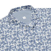 Mens Button Down Casual LightWeight vacation Moisture-wicking Tropical Print Shirt The Aurora Touch