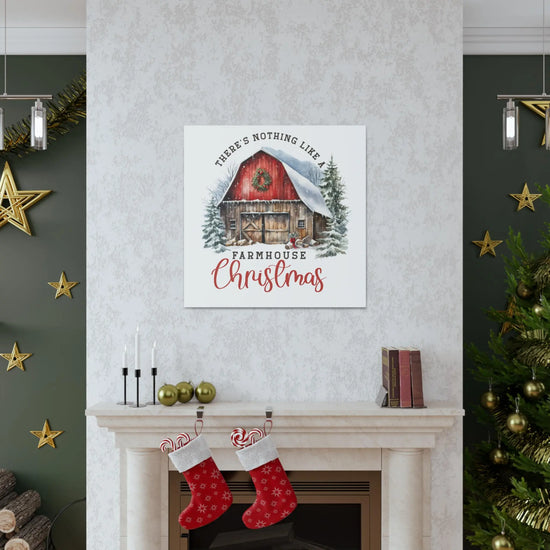 Canvas Gallery Wraps, Farm House Country Xmas style barn hallway office  kitchen casual room wall art home decor  design The Aurora Touch
