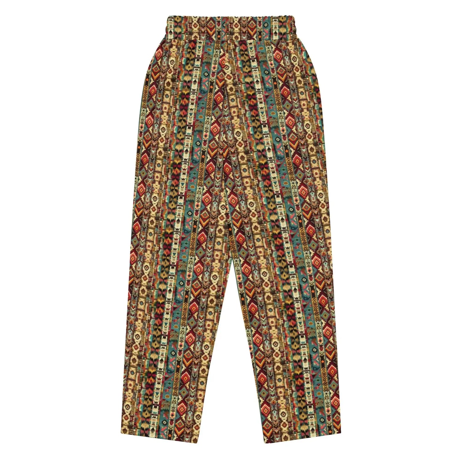 Wide-leg joggers, Unisex fit native all over pattern design casual recycled fabric relaxed all day wear lounge sweat pants