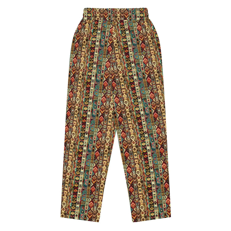 Wide-leg joggers, Unisex fit native all over pattern design casual recycled fabric relaxed all day wear lounge sweat pants