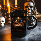 Day of the Dead Mug 15 oz dead mans party portrait design large coffee tea hot beverage kitchen accent cup The Aurora Touch