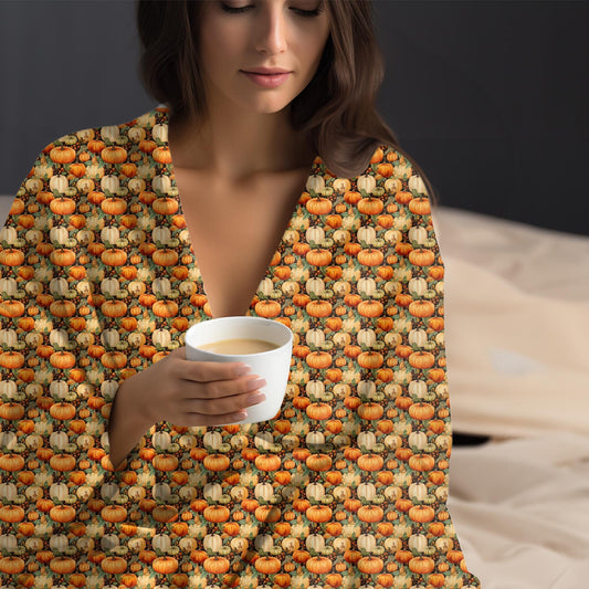 Throw Blanket, Thanksgiving pumpkin all over pattern classy simple soft smooth comfy silky bed couch travel TV watching seasonal throw