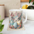 Ceramic Mug, 11oz, 3D Easter bunny pastel color springtime adorable print coffee tea beverage cup The Aurora Touch