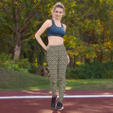 Gothic Yoga Leggings skeleton all over pattern print design soft stretchy fabric workout shopping under sweater all occasion spandex pants