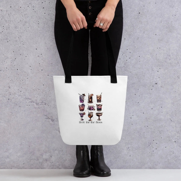 Halloween fashion over shoulder tote Fall style novelty humorous casual minimilist laptop Ipad book office sachel handle carry all bag The Aurora Touch
