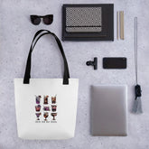 Halloween fashion over shoulder tote Fall style novelty humorous casual minimilist laptop Ipad book office sachel handle carry all bag The Aurora Touch
