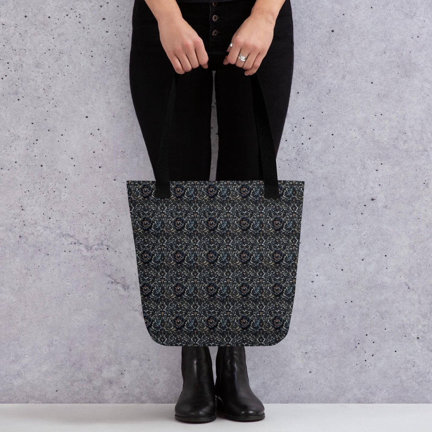Holiday style lace design Tote bag casual everyday shopping office travel gym school gifting fancy stylish purse