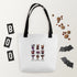 Halloween fashion over shoulder tote Fall style novelty humorous casual minimilist laptop Ipad book office sachel handle carry all bag The Aurora Touch