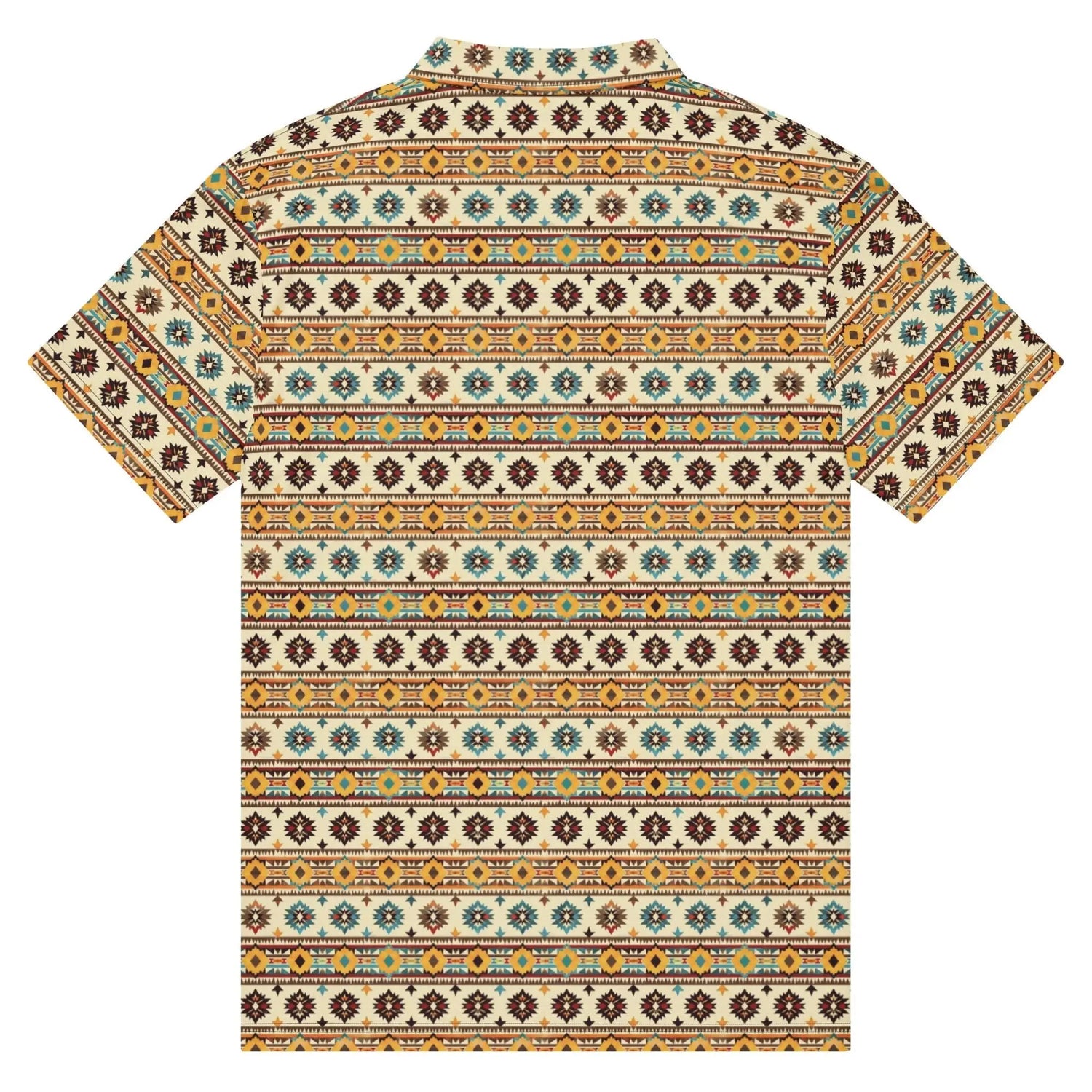 Men’s slim fit native print polo casual classic work business dinner stylish fashion modern male shirt