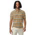 Men’s slim fit native print polo casual classic work business dinner stylish fashion modern male shirt