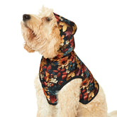 Fall Floral Pet Hoodie - Stylish Custom Design for Casual Walks, Travel, and Pet Lovers - Perfect Holiday Gift, Dog or Cat Owner Apparel The Aurora Touch