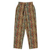 Wide-leg joggers, Unisex fit native all over pattern design casual recycled fabric relaxed all day wear lounge sweat pants