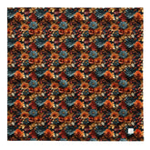 All-over print bandana, Fall floral all over prattern headband necktie armband doggy multi purpose autumn design print scarf