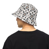 Reversible Bucket Hat | Western Textile Pattern | Casual Streetwear Fashion | Dual Outfit Look The Aurora Touch