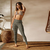 Gothic Yoga Leggings skeleton all over pattern print design soft stretchy fabric workout shopping under sweater all occasion spandex pants