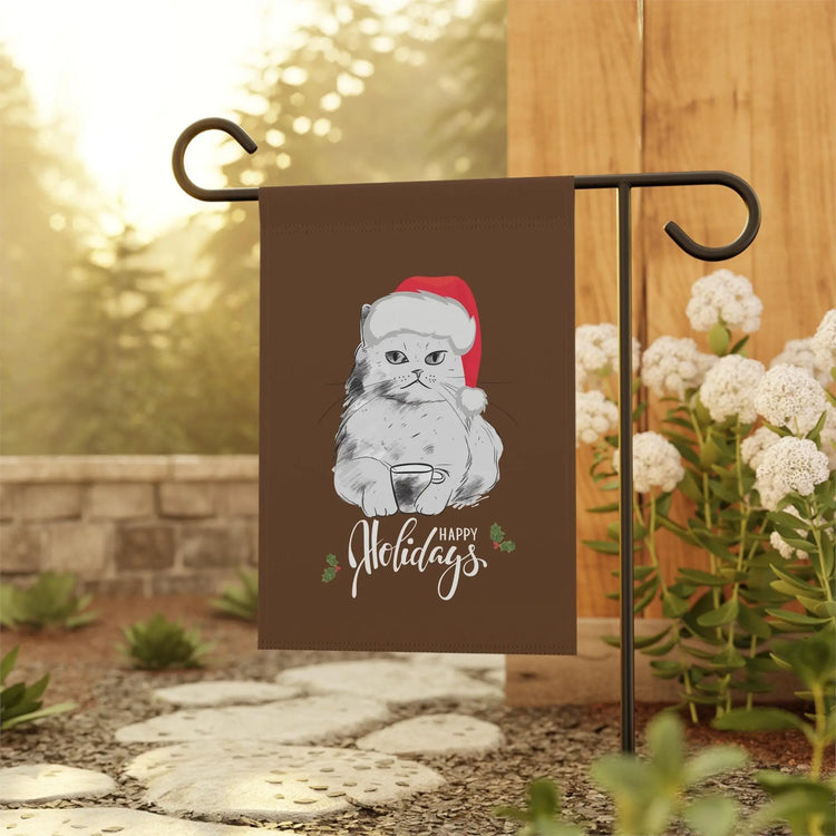 Outdoor Xmas Banner - Garden & House Banner, Cat Lover Gift, Pet Decorations, Holiday Outside Decor, Gift for Mom, Christmas Banner, Holiday The Aurora Touch