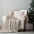 Chic Floral Crochet Throw Blanket - Stylish Fall All-Over 3D crotchet Print for Cozy Living Spaces The Aurora Touch