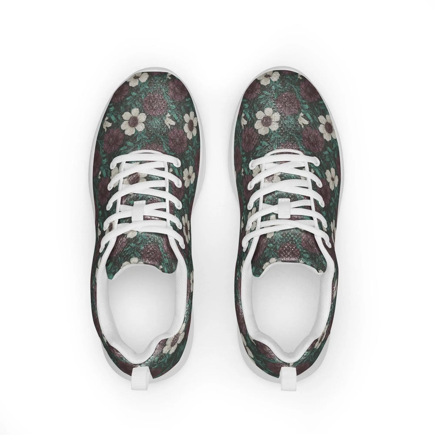 Fall Floral Women’s athletic shoes, Soft cozy warm ideal walking running casual wearing stylish every day female tennis shoe