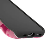 Pink Camo Impact-Resistant Phone Case, Trendy Phone Accessory, Gift for Her, Stylish Protection, Durable Case for Teens and Adults