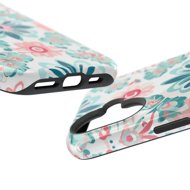 Floral Impact-Resistant IPhone Case | Vibrant Flower Design, Cute Gift for Her, Floral Accessories, Durable Protection, Spring Decor
