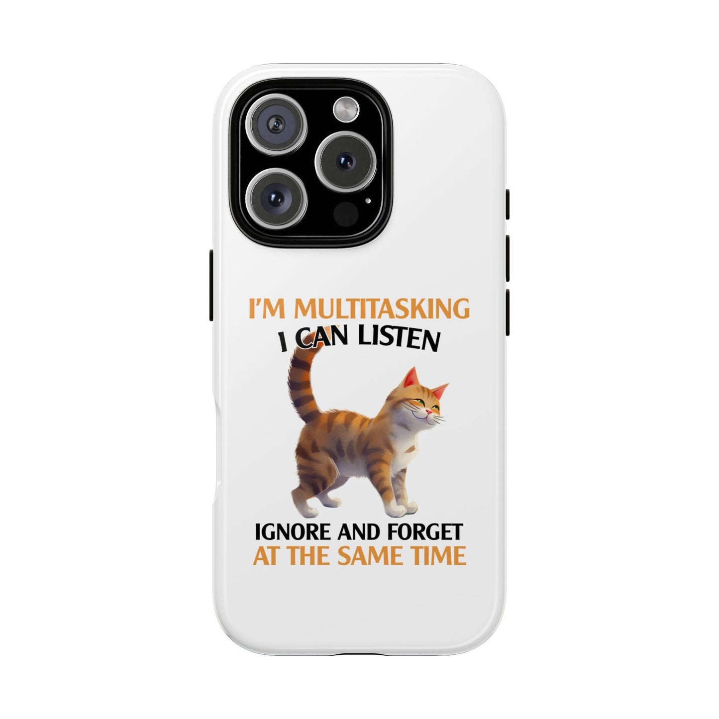 Tough Cases, Iphone 16, Iphone 15, Sarcastic silly animal phone cases, funny grad gift, personalized custom phone cover, humorous phone case