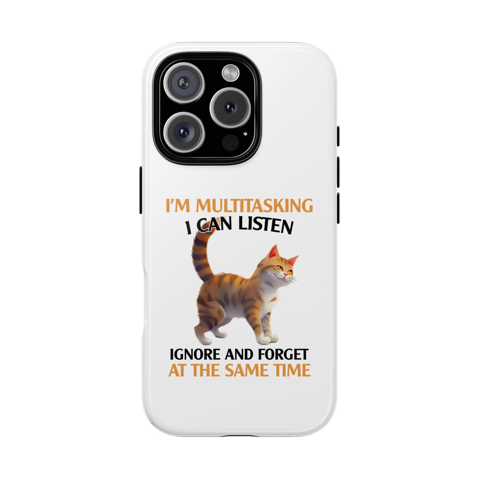Tough Cases, Iphone 16, Iphone 15, Sarcastic silly animal phone cases, funny grad gift, personalized custom phone cover, humorous phone case