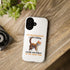 Tough Cases, Iphone 16, Iphone 15, Sarcastic silly animal phone cases, funny grad gift, personalized custom phone cover, humorous phone case