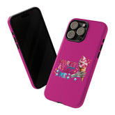 Tough Cases, Iphone 16 Matte phone cases, Iphone 15 Glossy covers, Summertime phone cover designs, great teen gift item, Grad gift