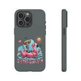 Phone Cases, Tough Cases for Iphone samsung, Colorful Grey Summer Style Cover, Great Teen Gift, Bright Sunny Case, Protective Shell