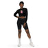 Recycled long-sleeve crop top, sarcastic adorable teddy bear doll comfy gym school fun casual stylish fashionable mid-drif cute shirt