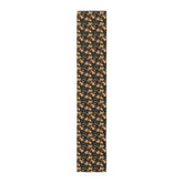 Floral Table Runner - Stylish Cotton Poly Autumn Decor for Dining, Elegant Home Accents, Perfect Thanksgiving and Holiday Gatherings, Unique
