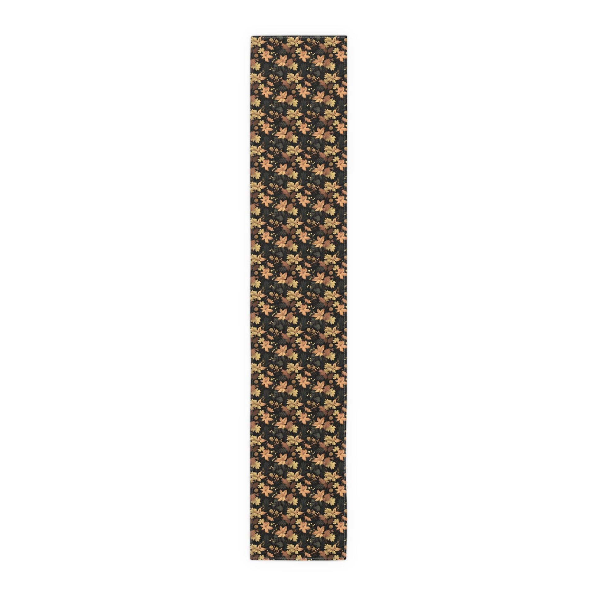 Floral Table Runner - Stylish Cotton Poly Autumn Decor for Dining, Elegant Home Accents, Perfect Thanksgiving and Holiday Gatherings, Unique