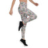 Stylish Microfiber Stretch Leggings – Holiday all over print pattern durable, Comfortable, and UPF 50+ Activewear The Aurora Touch