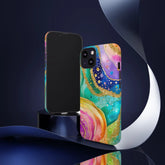 Tough Cases, Vibrant Colorful Iphone sturdy hardcover cases, Designer Style Iphone shell covers, Delightful gift for Teens