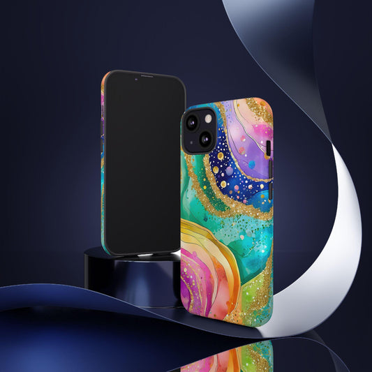 Tough Cases, Vibrant Colorful Iphone sturdy hardcover cases, Designer Style Iphone shell covers, Delightful gift for Teens