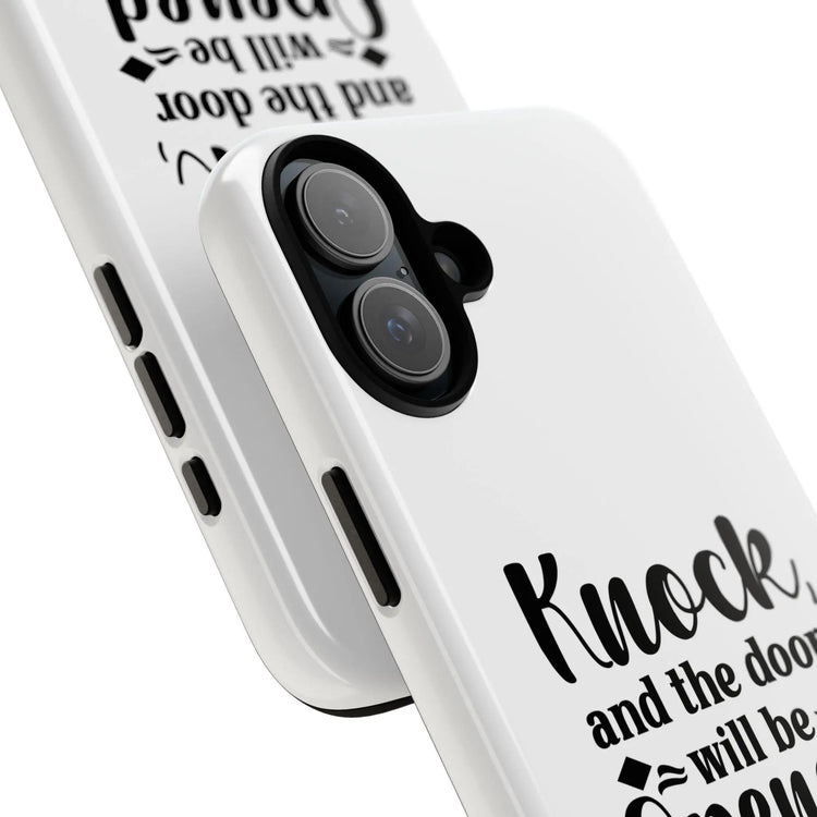 Phone Cases, Scripture Verses, Christian White Hard Cover, Minimalist iPhone 16 iPhone 15, Uplifting, Protective, Gift for Believers,