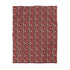 Red Floral Microfiber Duvet Cover - Modern Soft Bedspread, Holiday Fashion Designer Bedding, Stylish Contemporary Casual Decor