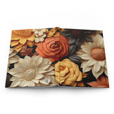 Floral Hardcover Journal - Elegant Writing Notebook, Gift for Writers, Floral Decor, Daily Planner, Sketchbook The Aurora Touch