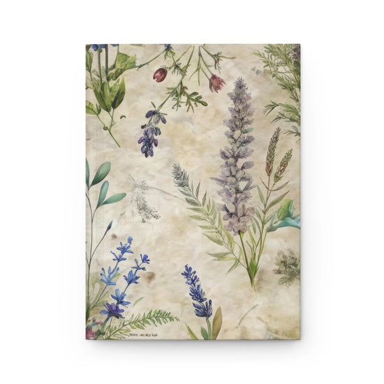 Botanical Hardcover Journal for Nature Lovers | Floral Journal, Garden Notebook, Eco-Friendly Diary, Gift for Writers, Creative Journal The Aurora Touch