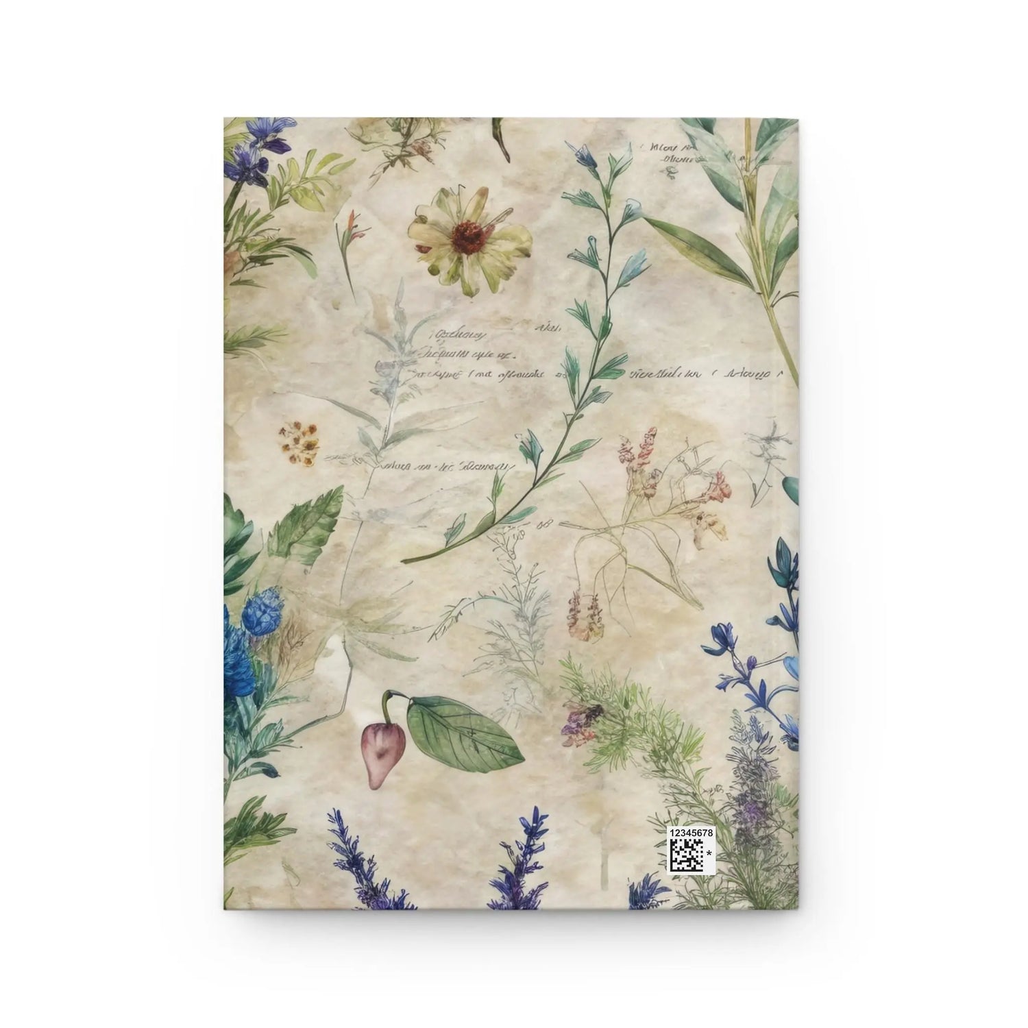 Botanical Hardcover Journal for Nature Lovers | Floral Journal, Garden Notebook, Eco-Friendly Diary, Gift for Writers, Creative Journal The Aurora Touch