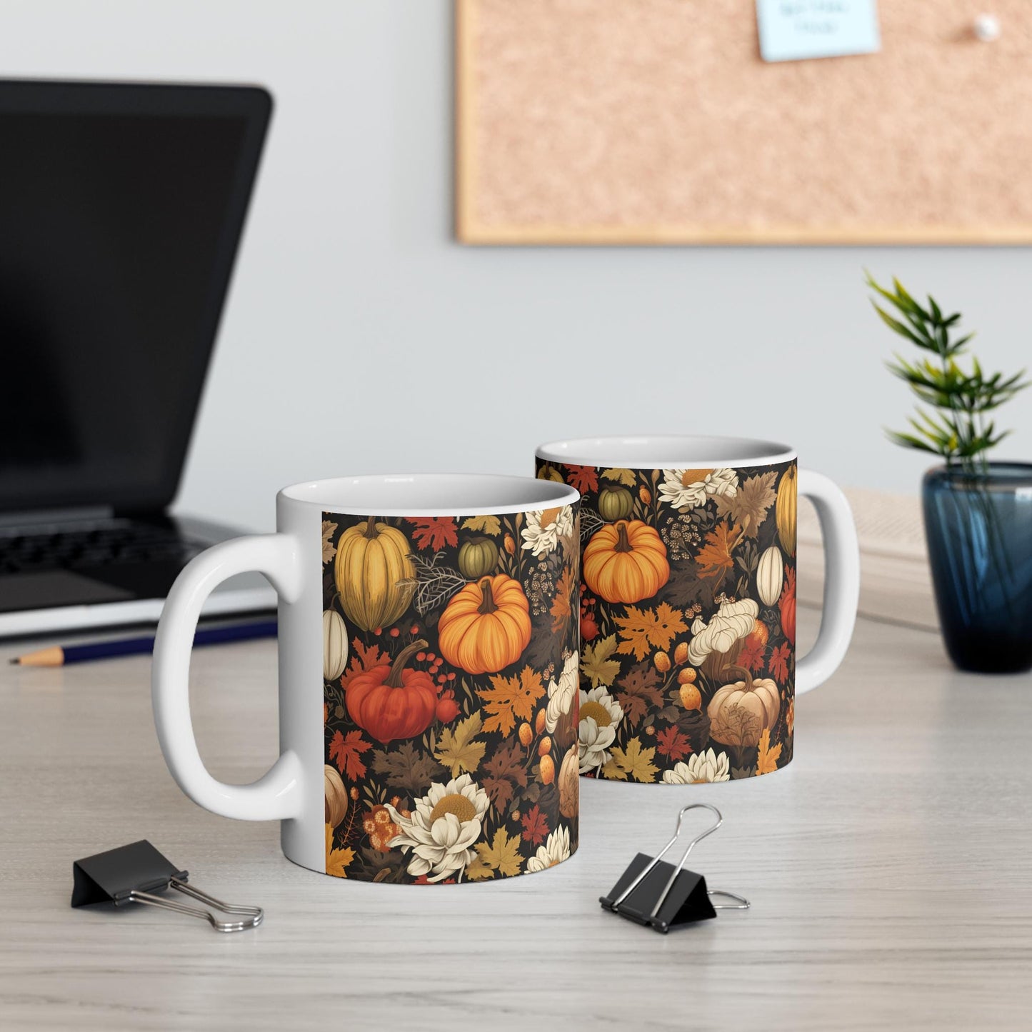 Cozy Autumn Pumpkin Mug | Fall Decor, Harvest Gift, Thanksgiving Coffee Cup, Pumpkin Spice Lover, Seasonal Drinkware