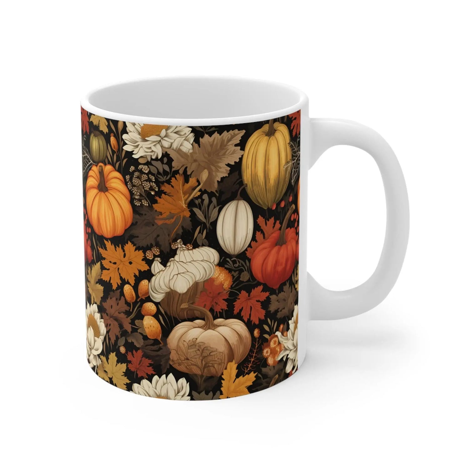 Cozy Autumn Pumpkin Mug | Fall Decor, Harvest Gift, Thanksgiving Coffee Cup, Pumpkin Spice Lover, Seasonal Drinkware The Aurora Touch