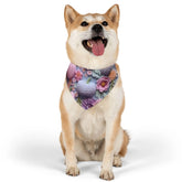 Floral Pumpkin Pet Bandana Collar, Fall Accessory, Dog Bandana, Pet Costume, Autumn Outfit, Gift for Dog Lovers The Aurora Touch