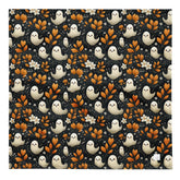 Halloween Pet Bandana all over mini ghosts print stylish casual walk travel designer adorable cat dog human scarf The Aurora Touch