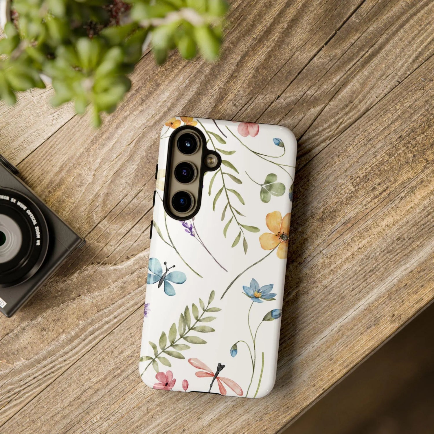 Floral Phone Cases, Pretty Flower Tough Cases, Personalized Iphone Android Covers, Gift for Her, Bloom Design