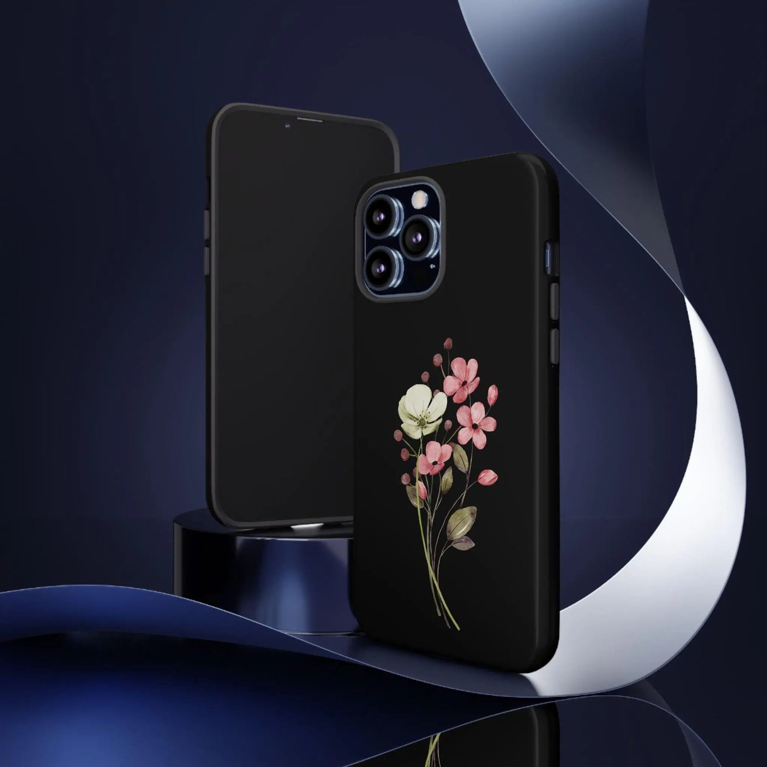 Floral all over pattern phone tough case,android and apple pretty flower design protective strong designer style phone cover