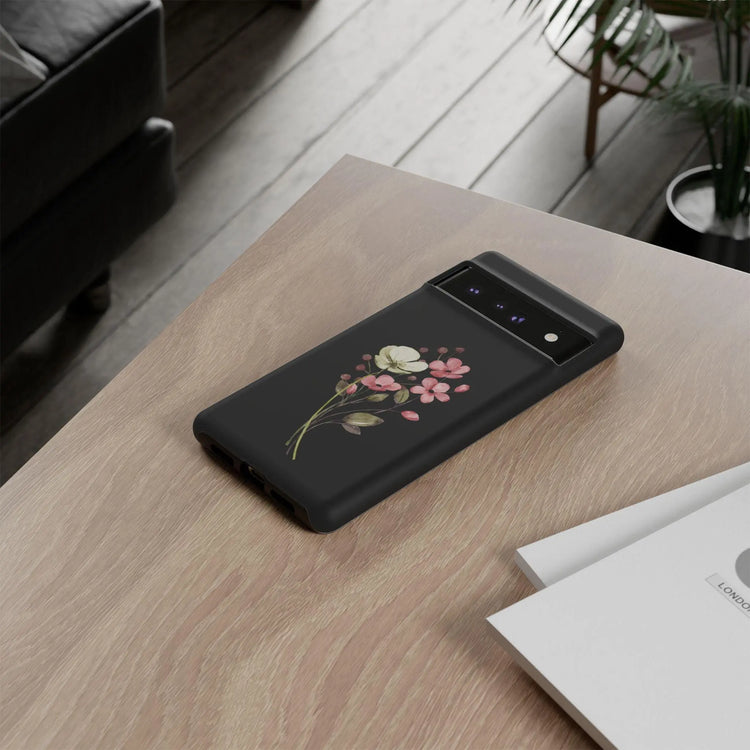 Floral all over pattern phone tough case,android and apple pretty flower design protective strong designer style phone cover