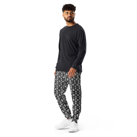 Stylish pattern Men&#39;s Joggers all over print casual warm cozy everyday work gym shopping cotton lounging runway designer pants