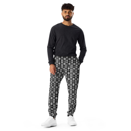 Stylish pattern Men&#39;s Joggers all over print casual warm cozy everyday work gym shopping cotton lounging runway designer pants