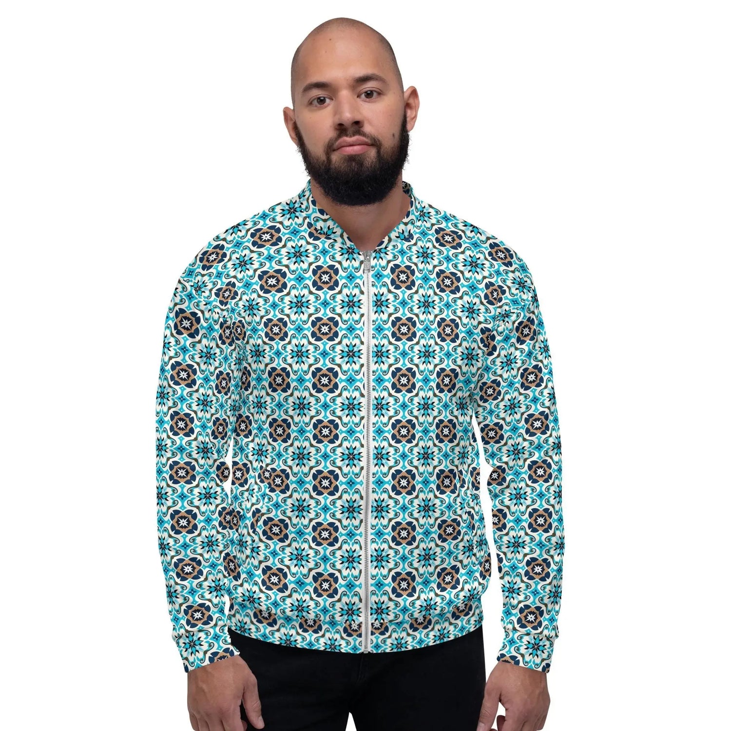 Vibrant Color All-Over Pattern Print - Casual Stylish Attire for Everyday Wear & Date Nights